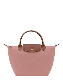 Longchamp Le Pliage Original Small Top Handle Bag, Pink Tea