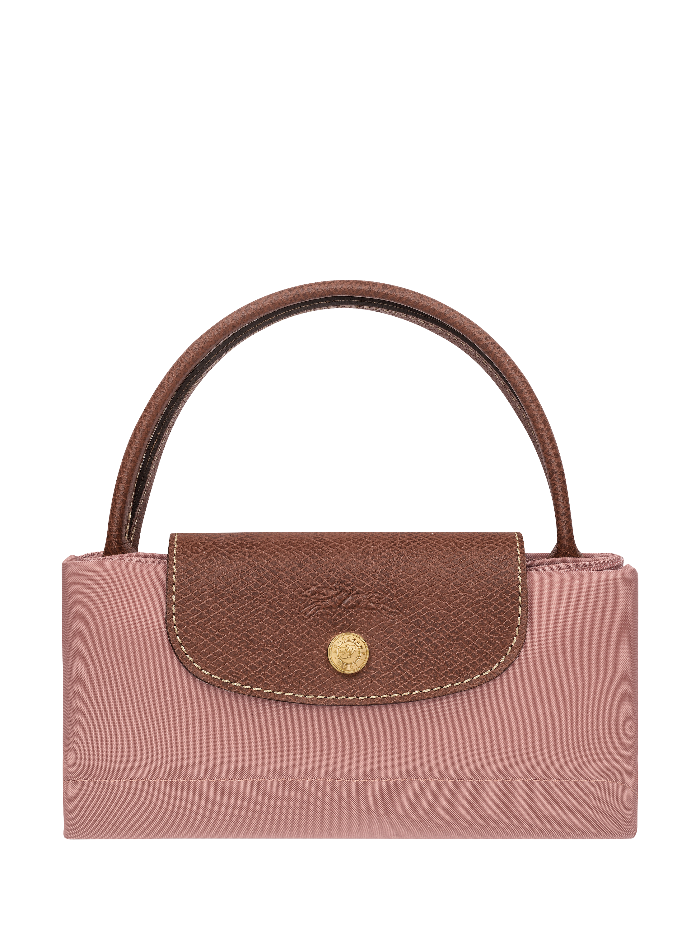 Product image 7 of 7, which shows Longchamp Le Pliage Original Small Top Handle Bag, Pink Tea