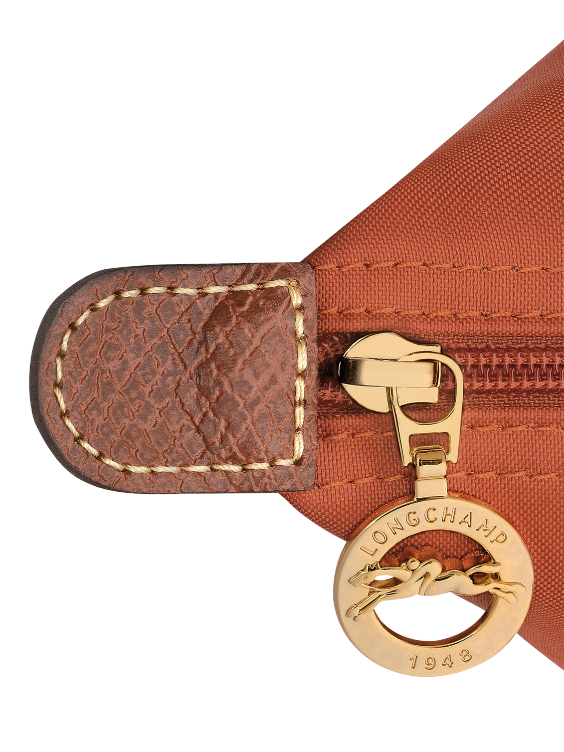 Product image 6 of 7, which shows Longchamp Le Pliage Original Small Top Handle Bag, Brick