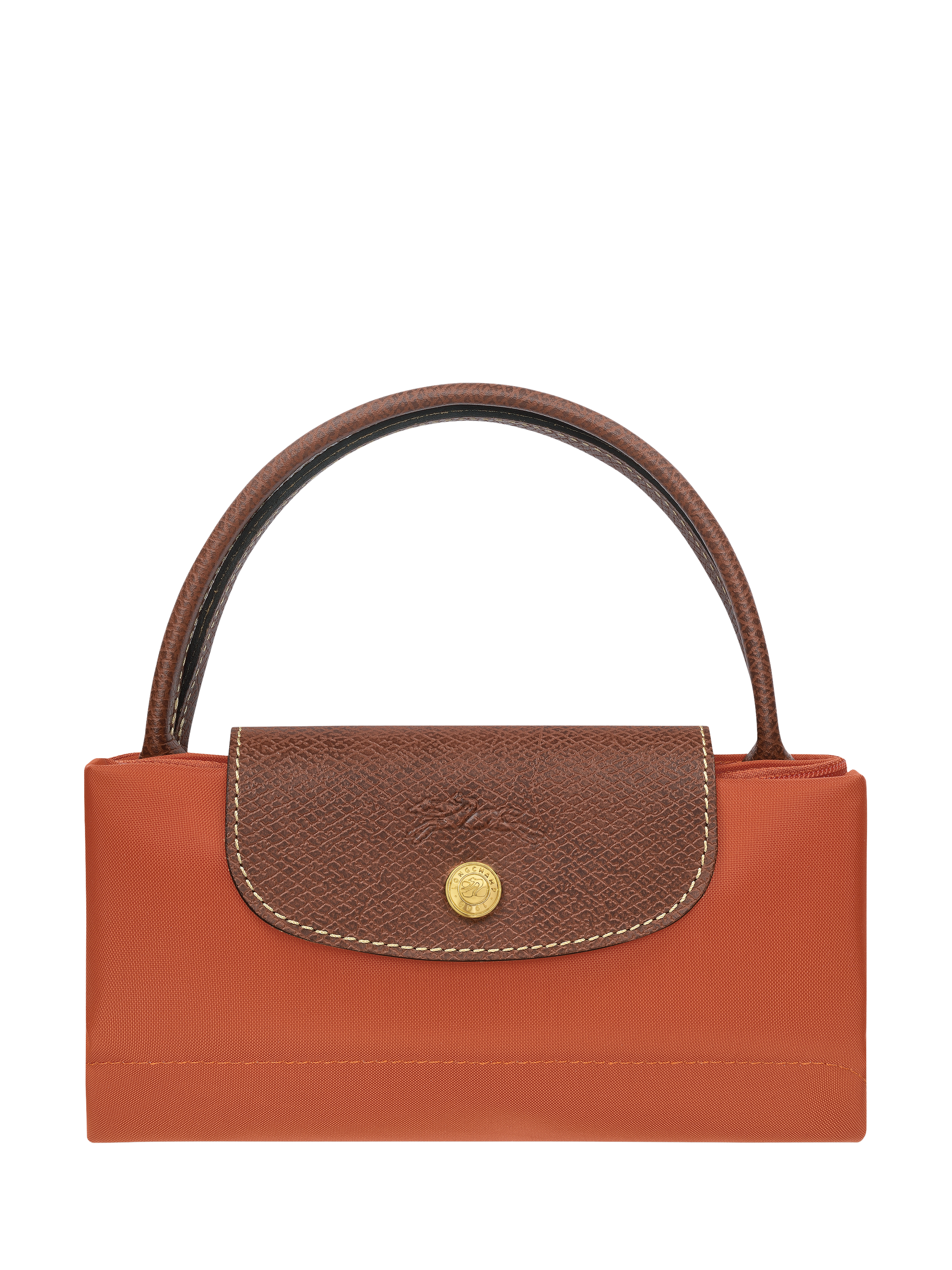 Product image 7 of 7, which shows Longchamp Le Pliage Original Small Top Handle Bag, Brick