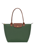 Longchamp Le Pliage Original Medium Shoulder Bag, British Green