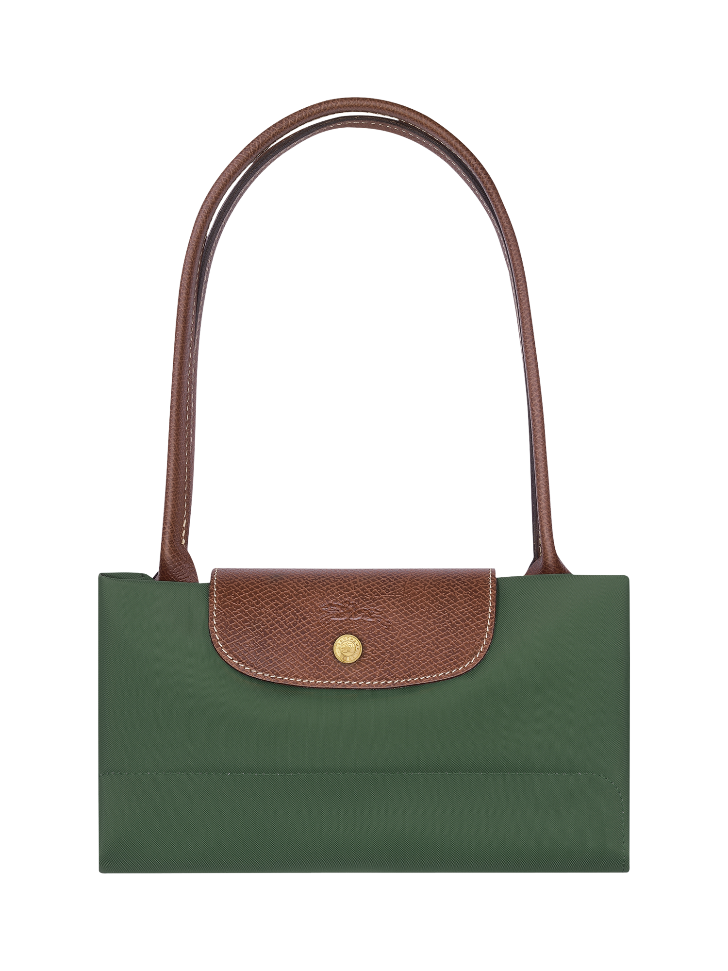 Product image 6 of 6, which shows Longchamp Le Pliage Original Medium Shoulder Bag, British Green