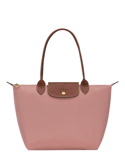 Longchamp Le Pliage Original Medium Shoulder Bag, Pink Tea