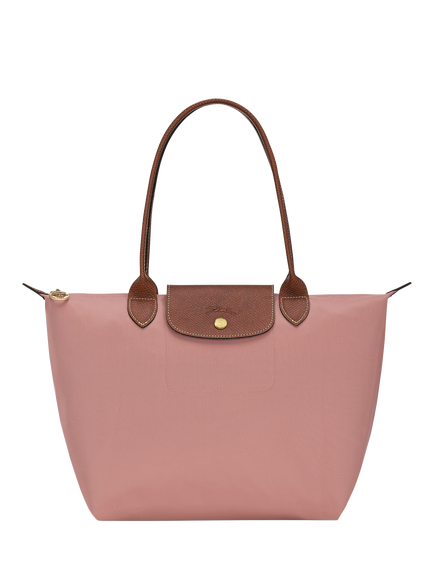 Longchamp Le Pliage Original Medium Shoulder Bag, Pink Tea