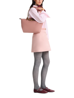 Longchamp Le Pliage Original Medium Shoulder Bag - view 2, Pink Tea