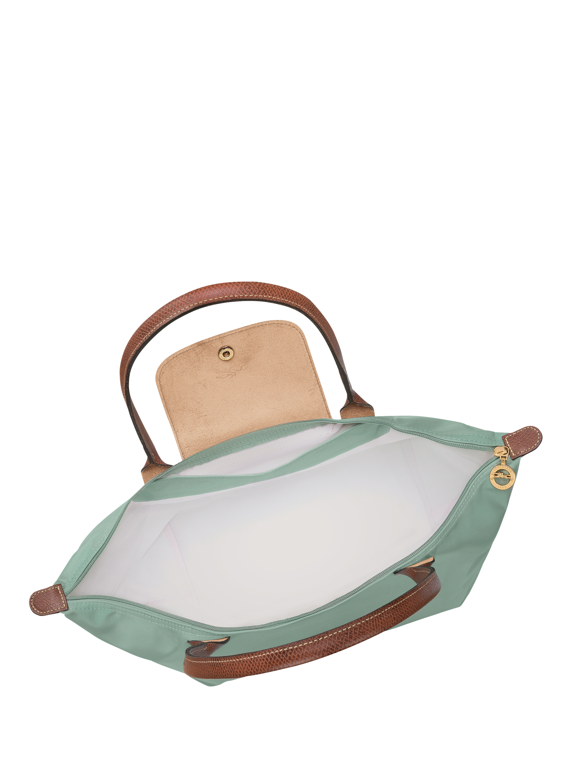 Product image 5 of 7, which shows Longchamp Le Pliage Original Large Shoulder Bag, Celadon