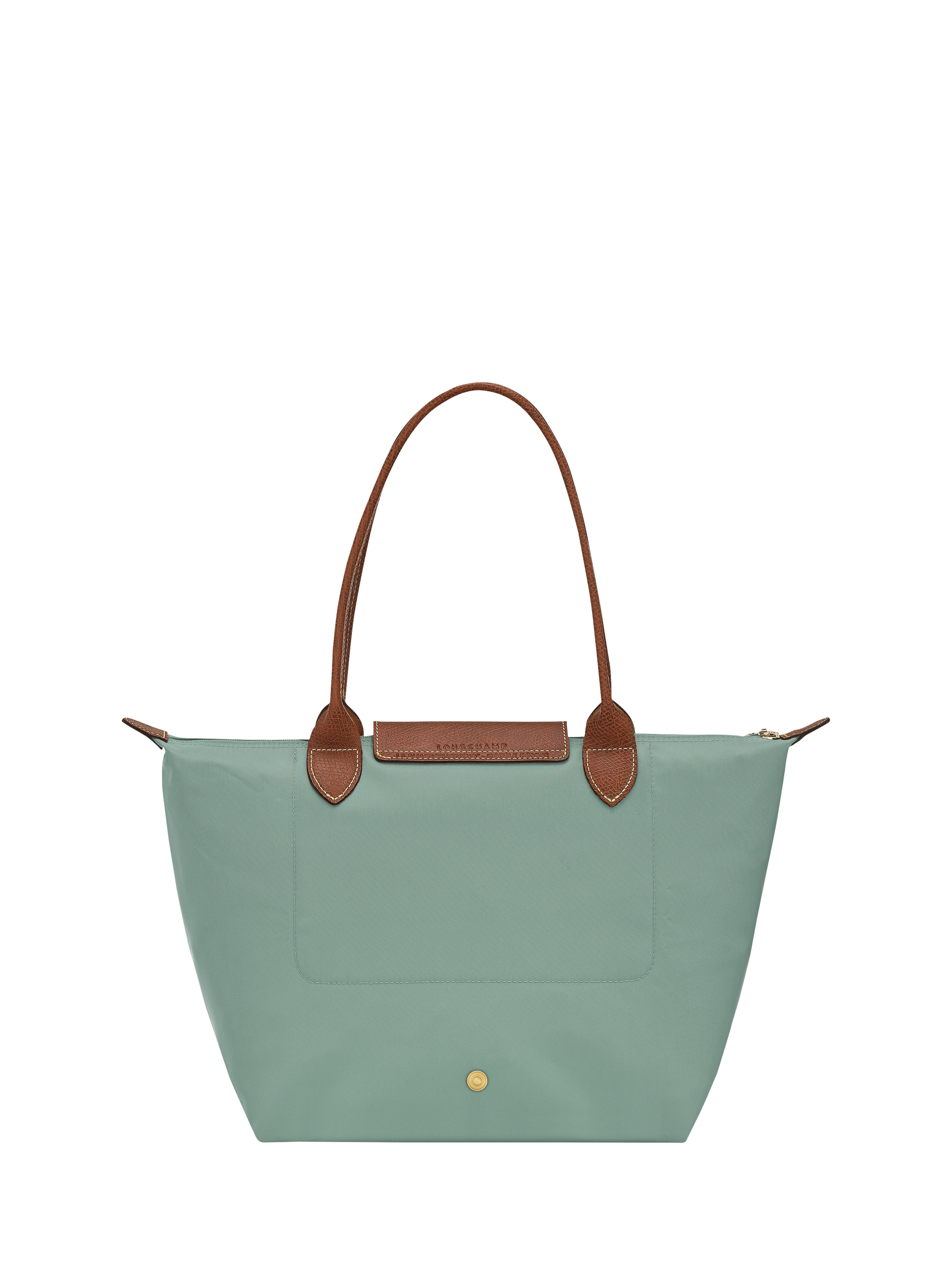Product image 4 of 5, which shows Longchamp Le Pliage Original Medium Shoulder Bag, Celadon
