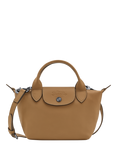 Longchamp Le Pliage Xtra XS Leather Crossbody Bag, Tobacco