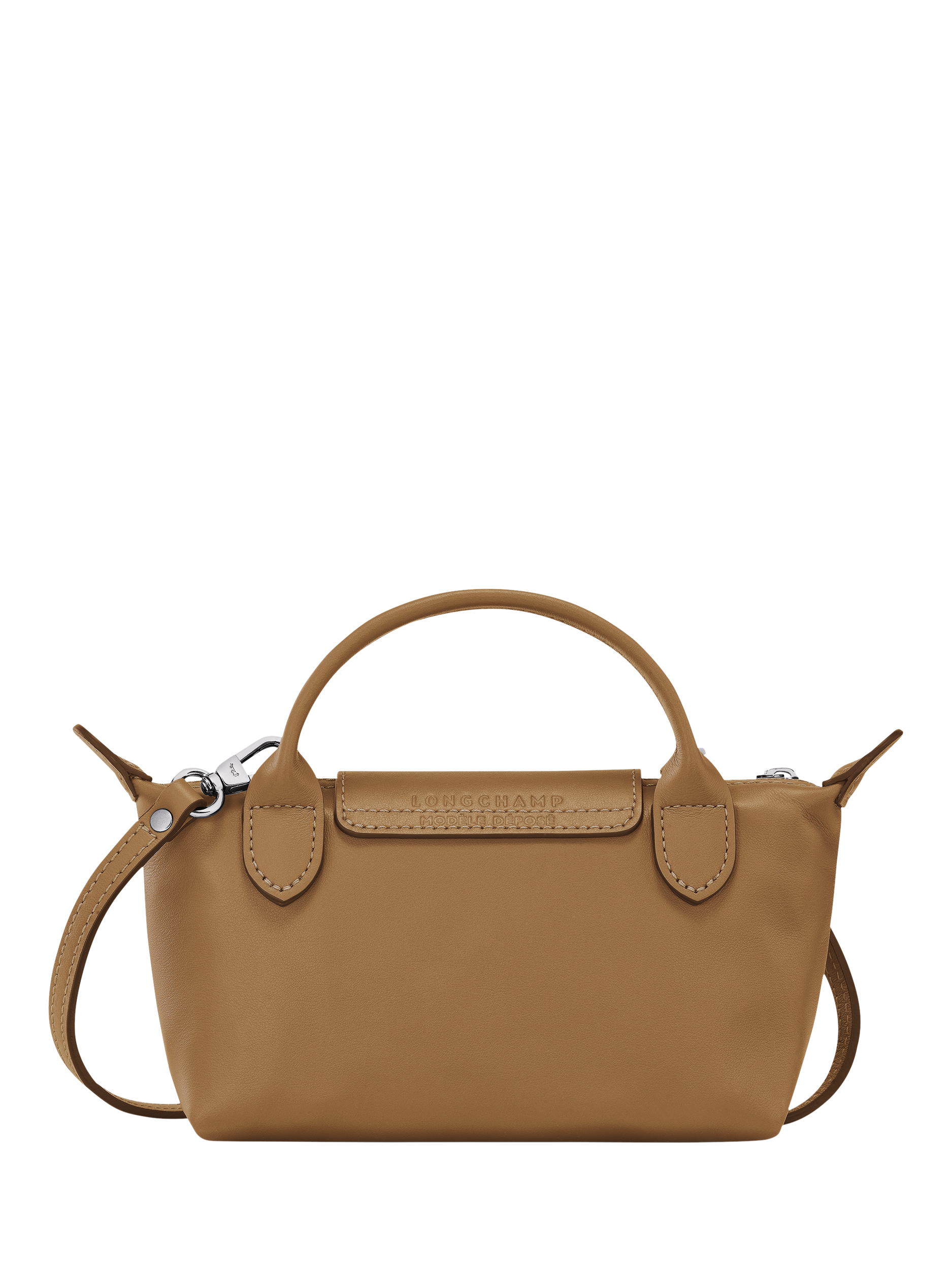 Product image 3 of 5, which shows Longchamp Le Pliage Xtra XS Pouch, Tobacco