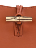 Longchamp Roseau Leather XS Bucket Bag, Brown