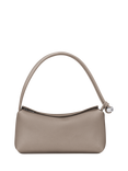 Longchamp Le Roseau Leather Shoulder Bag, Clay