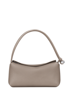 Longchamp Le Roseau Leather Shoulder Bag, Clay