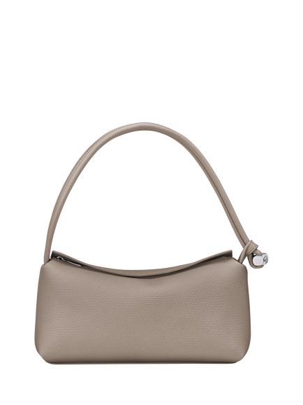 Longchamp Le Roseau Leather Shoulder Bag, Clay