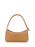 Longchamp Le Roseau Leather Shoulder Bag, Walnut