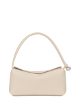 Longchamp Le Roseau Leather Shoulder Bag, Paper