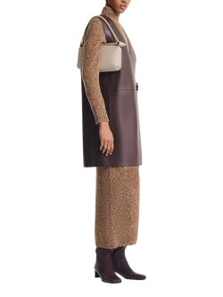 Longchamp Le Roseau Leather Shoulder Bag - view 2, Paper