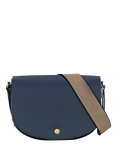 Longchamp Épure Leather Medium Crossbody Bag, Blue Navy