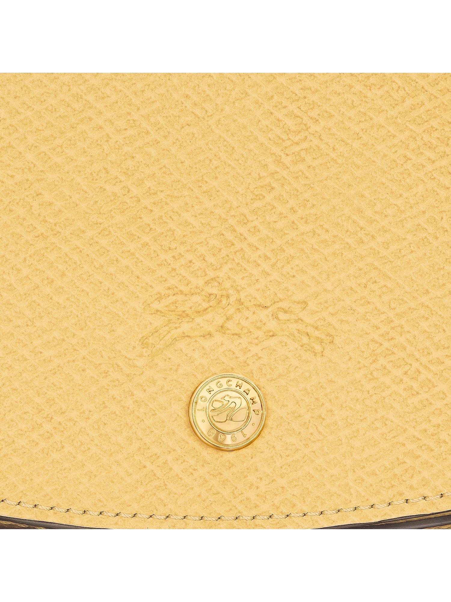 Product image 3 of 3, which shows Longchamp Épure Leather Cross Body Bag, Yellow Lemon