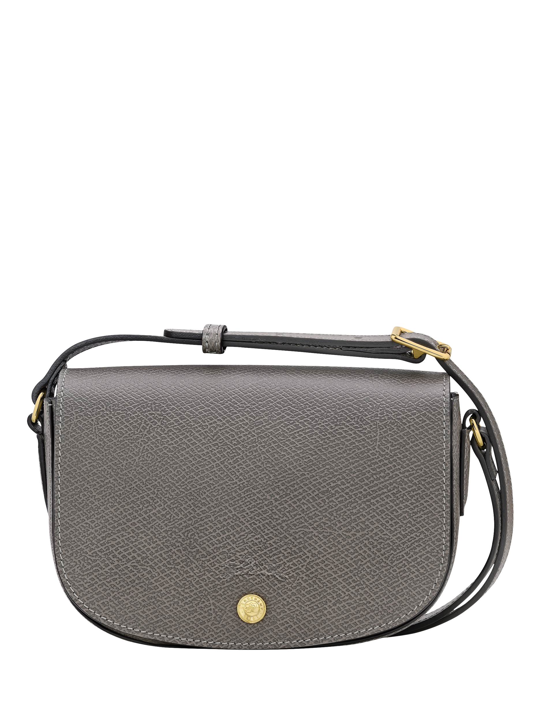 Product image 1 of 6, which shows Longchamp Épure Leather Crossbody Bag, Grey Light