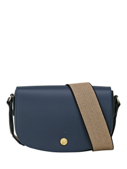 Longchamp Épure Leather Small Crossbody Bag, Navy
