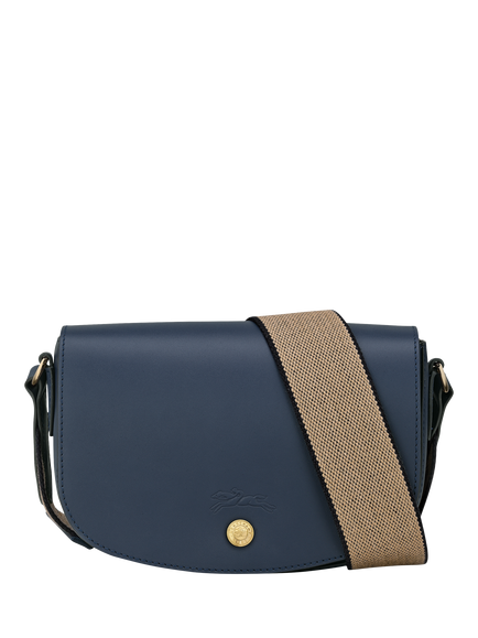 Longchamp Épure Leather Small Crossbody Bag, Navy