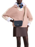 Longchamp Épure Leather Small Crossbody Bag, Navy