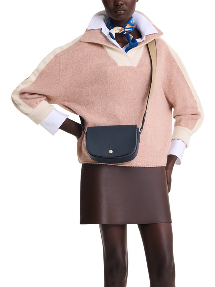 Longchamp Épure Leather Small Crossbody Bag - view 2, Navy