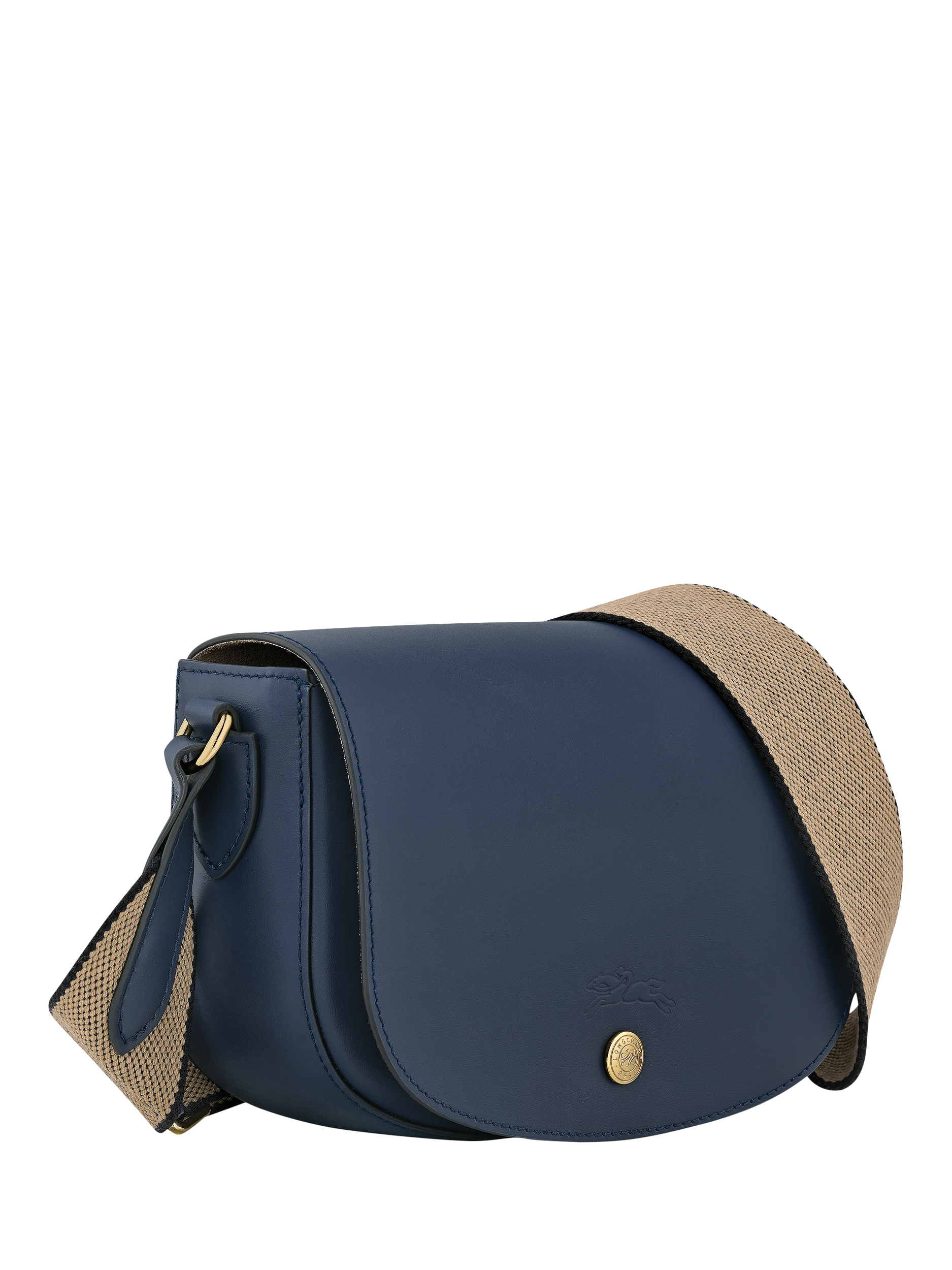 Product image 3 of 6, which shows Longchamp Épure Leather Small Crossbody Bag, Navy