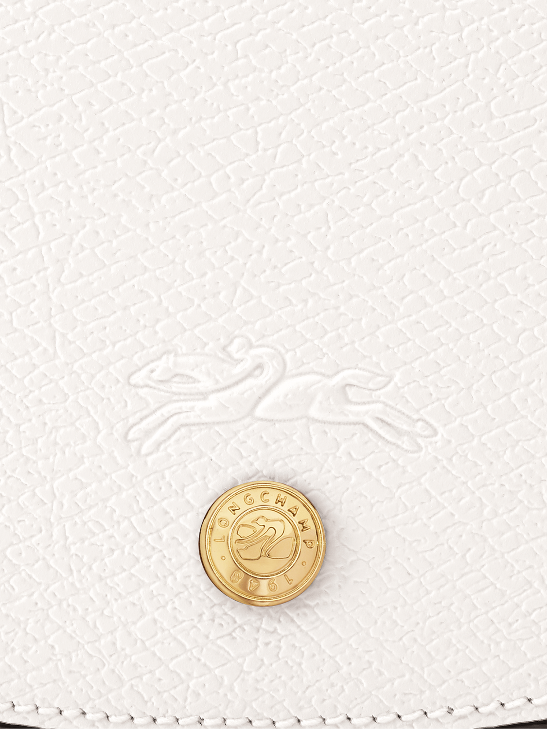 Product image 3 of 3, which shows Longchamp Épure Leather Cross Body Bag, White