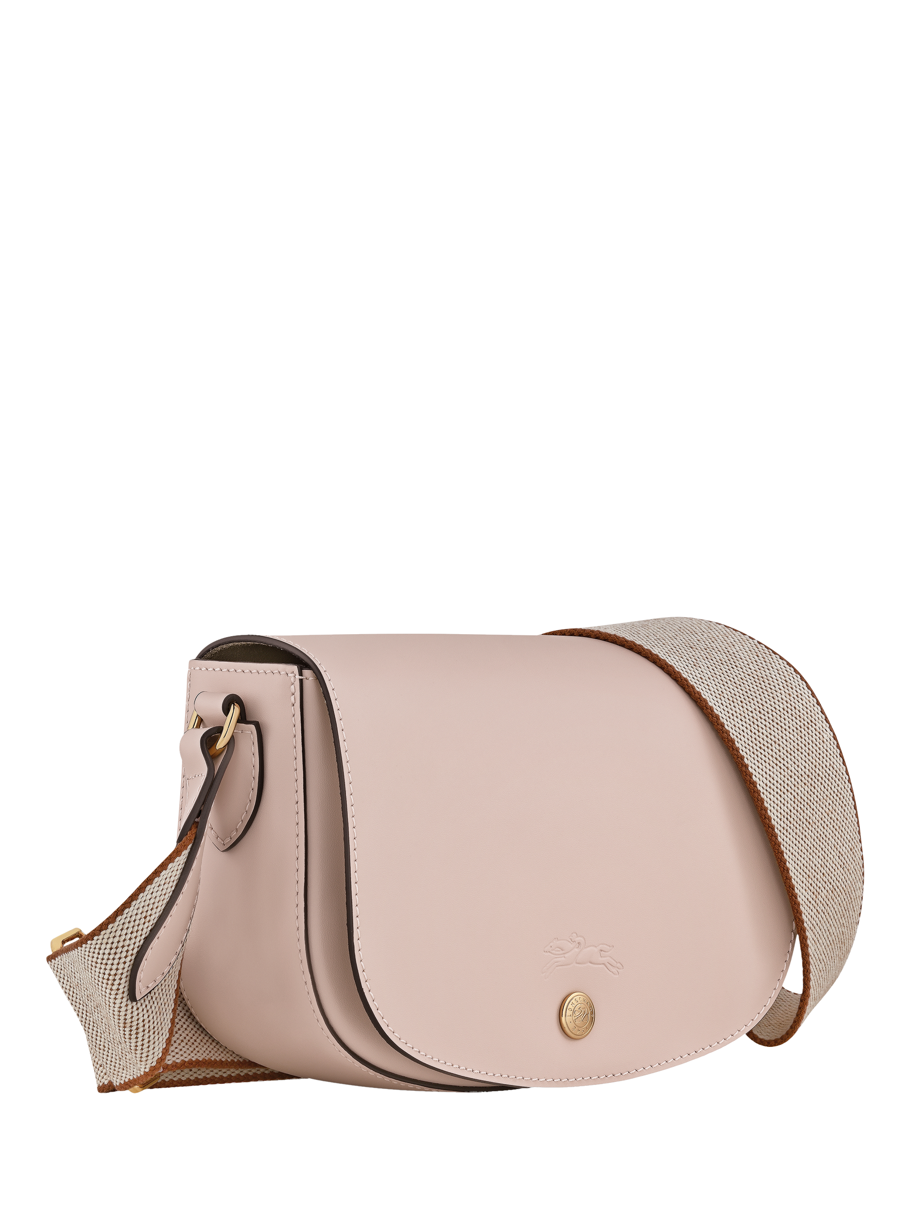Product image 3 of 5, which shows Longchamp Épure Leather Small Crossbody Bag, Petal Pink