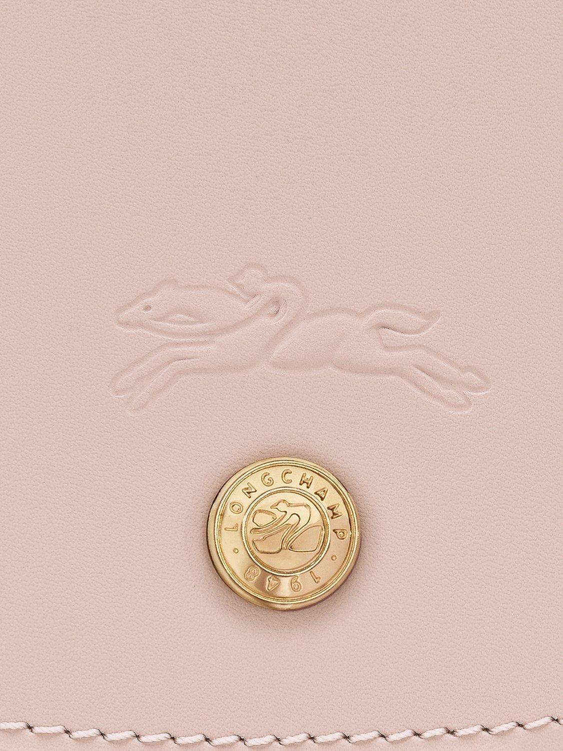 Product image 5 of 5, which shows Longchamp Épure Leather Small Crossbody Bag, Petal Pink