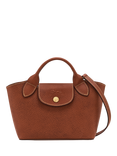 Longchamp Épure Leather XS Horizontal Tote Bag, Brown