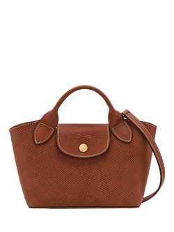 Longchamp Épure Extra Small Leather Tote Bag, Brown