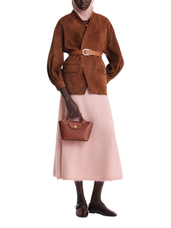 Longchamp Épure Extra Small Leather Tote Bag - view 2, Brown