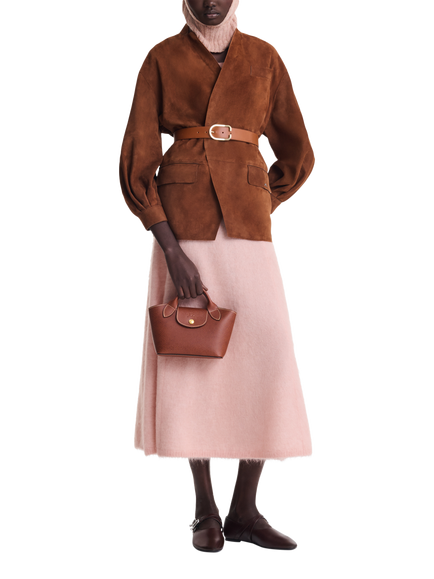 Longchamp Épure Extra Small Leather Tote Bag - view 2, Brown