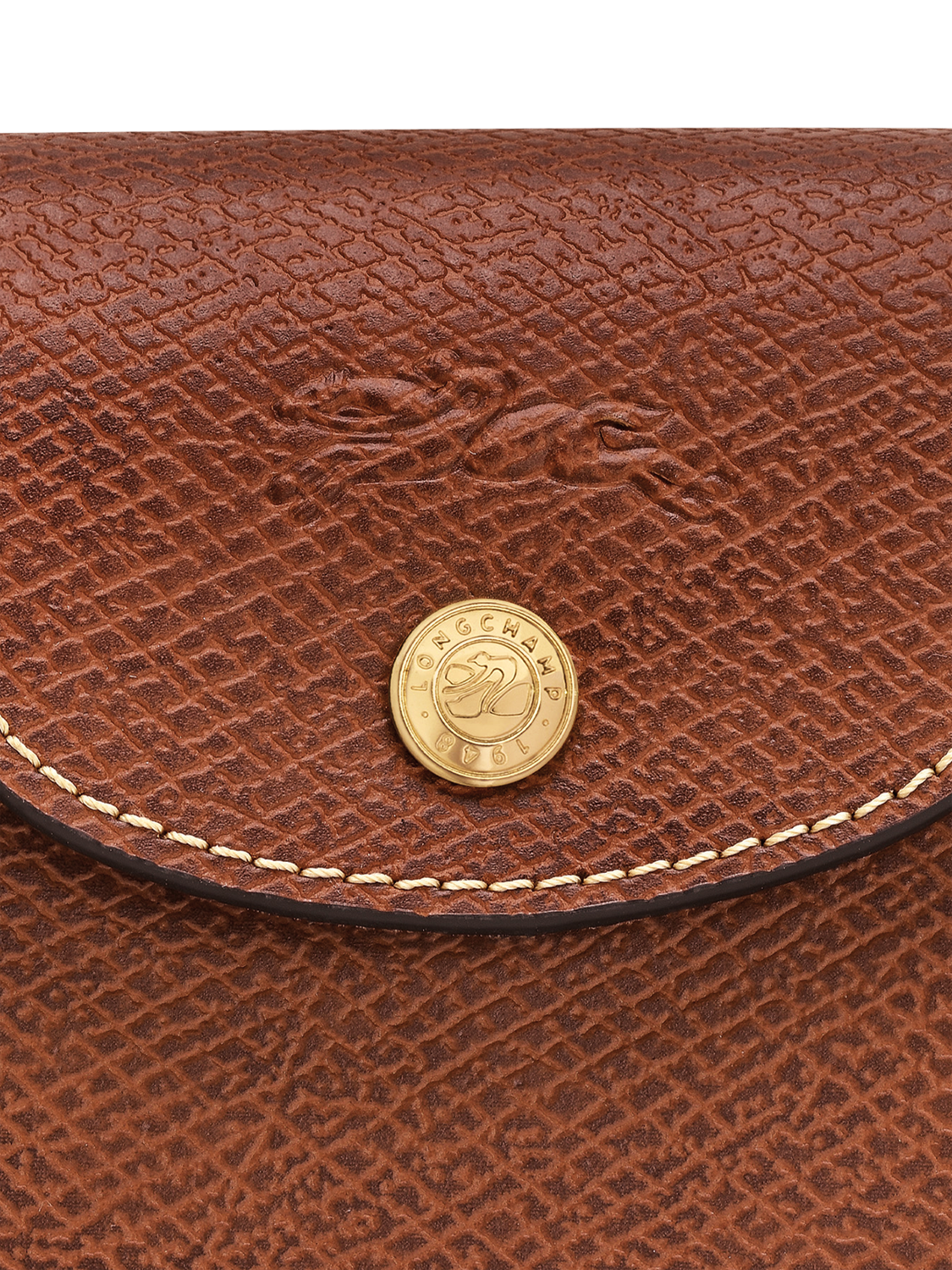 Product image 3 of 3, which shows Longchamp Épure Extra Small Leather Tote Bag, Brown