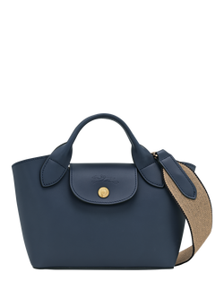Longchamp Épure Leather Extra Small Tote Bag, Navy