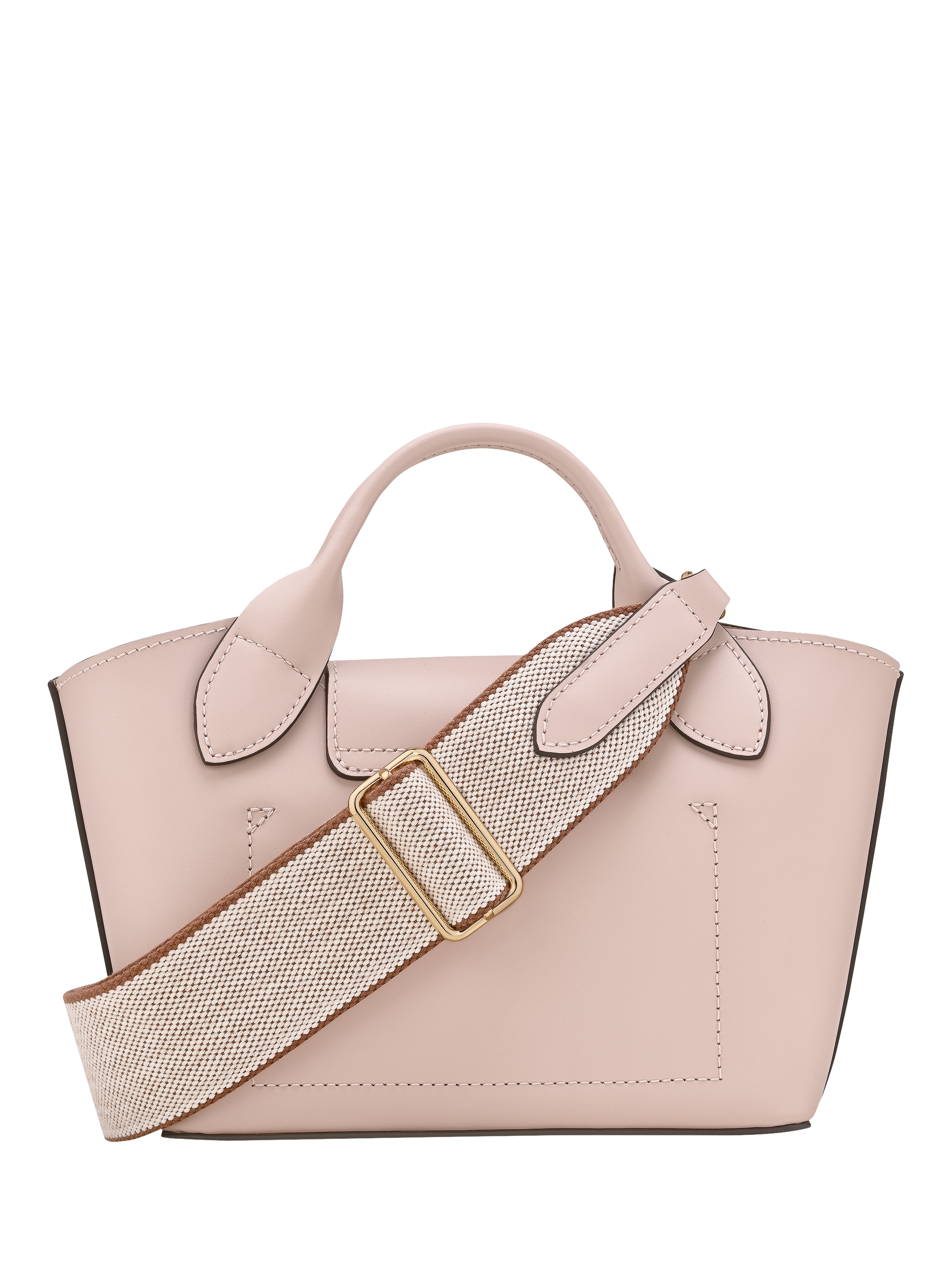 Product image 5 of 6, which shows Longchamp Épure Leather Extra Small Tote Bag, Petal Pink