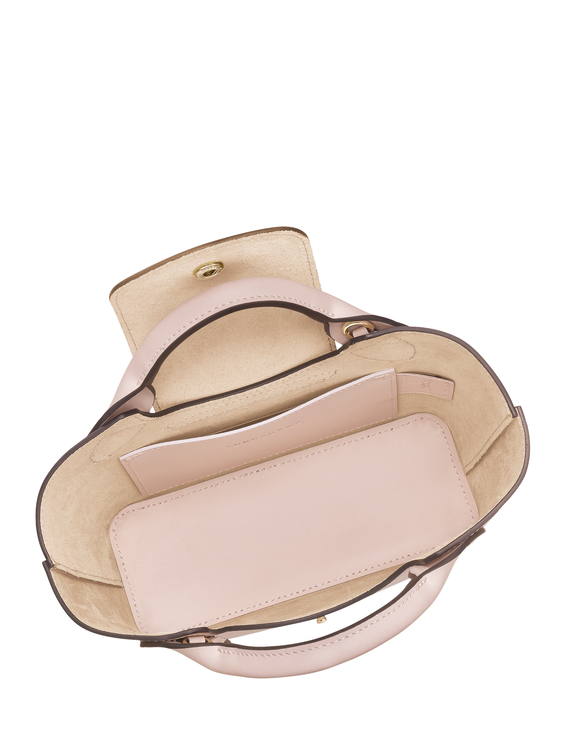 Product image 6 of 6, which shows Longchamp Épure Leather Extra Small Tote Bag, Petal Pink