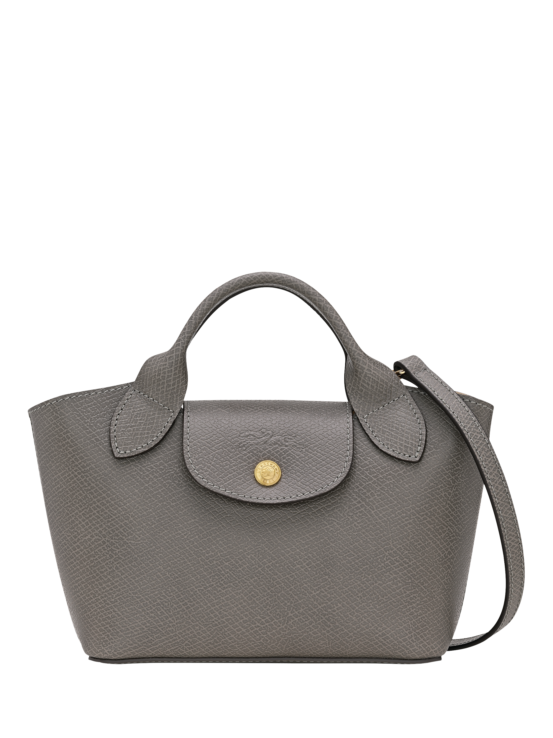 Product image 1 of 6, which shows Longchamp Épure Extra Small Leather Tote Bag, Turtledove