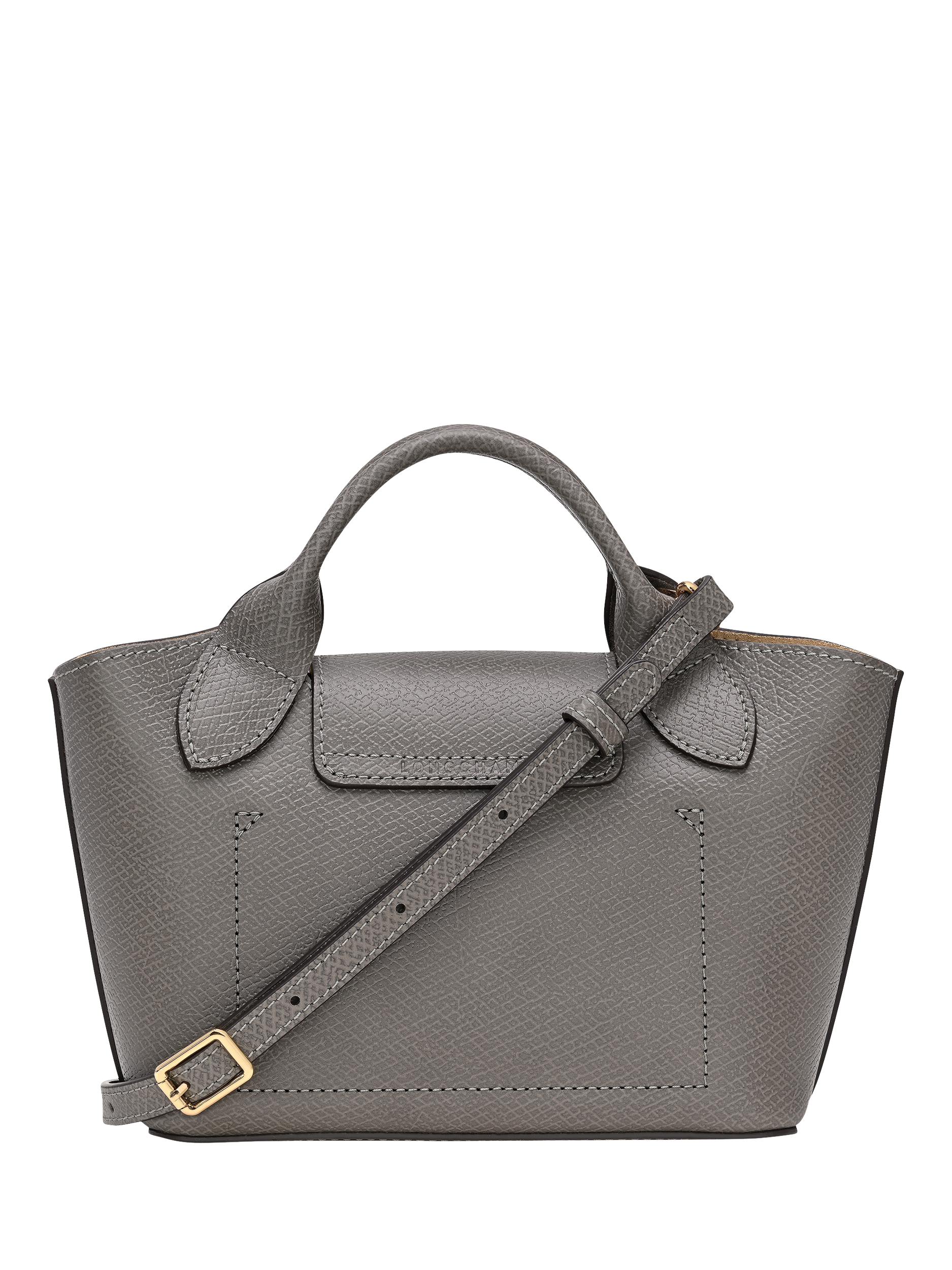 Product image 3 of 6, which shows Longchamp Épure Extra Small Leather Tote Bag, Turtledove