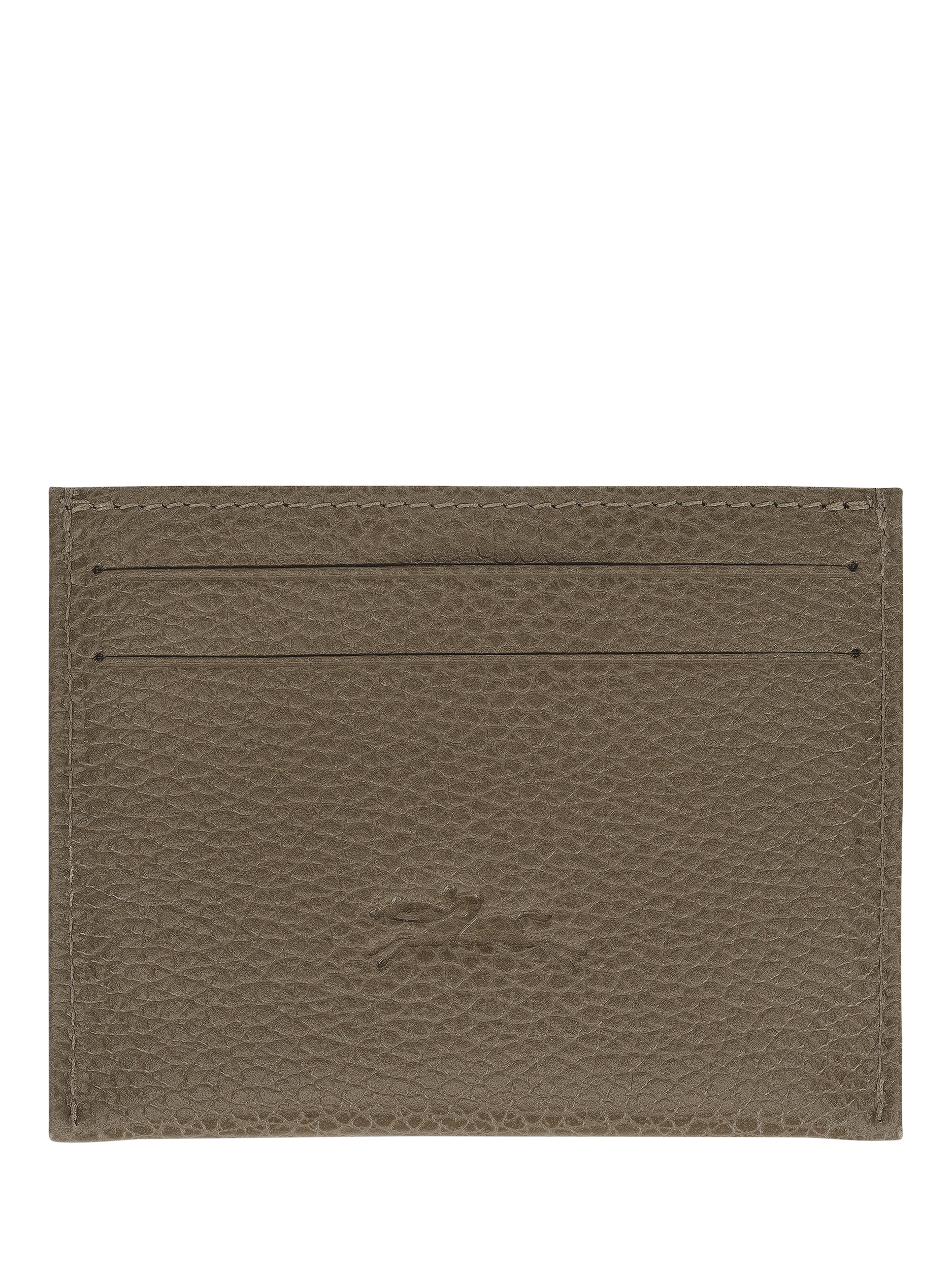 Product image 2 of 2, which shows Longchamp Le Foulonné Leather Card Holder, Caper