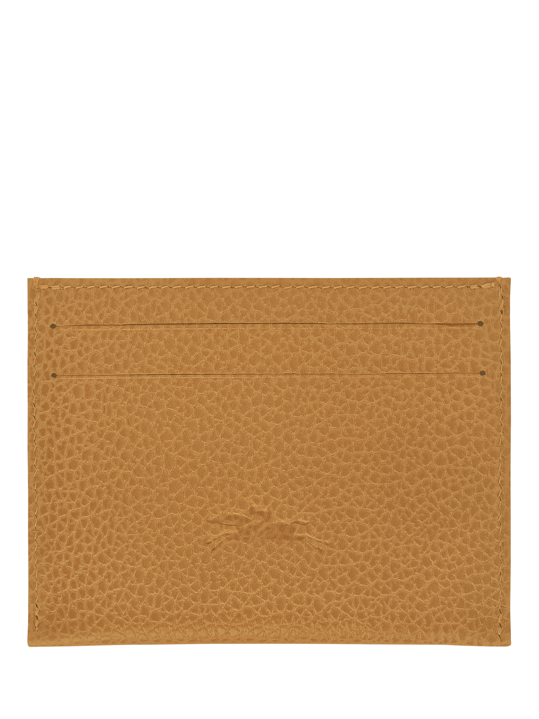 Product image 2 of 2, which shows Longchamp Le Foulonné Leather Card Holder, Nutmeg