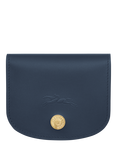 Longchamp Épure Leather Card Holder, Navy