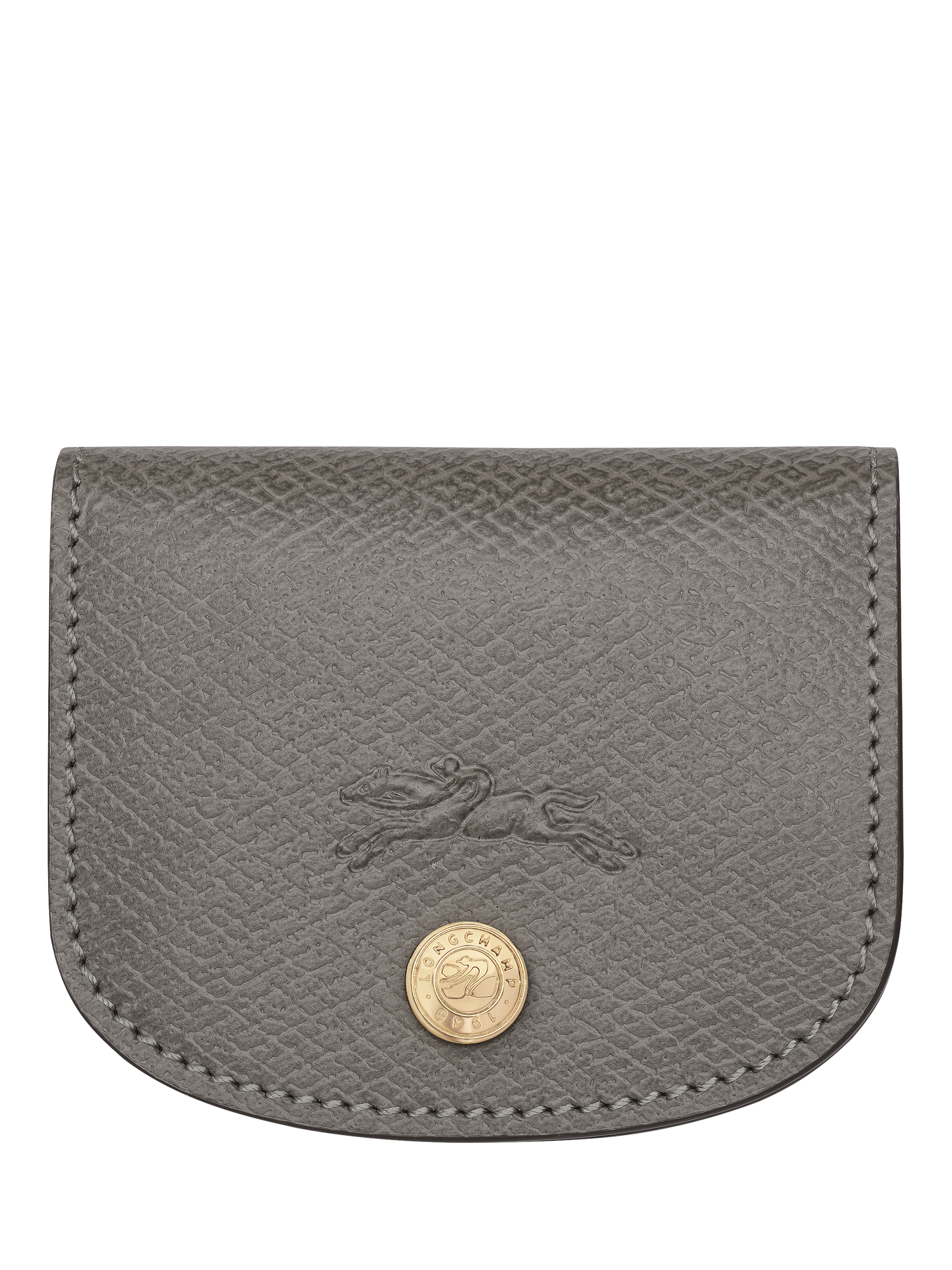 Product image 1 of 3, which shows Longchamp Épure Leather Card Holder, Turtledove