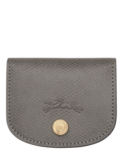 Longchamp Épure Leather Card Holder, Turtledove