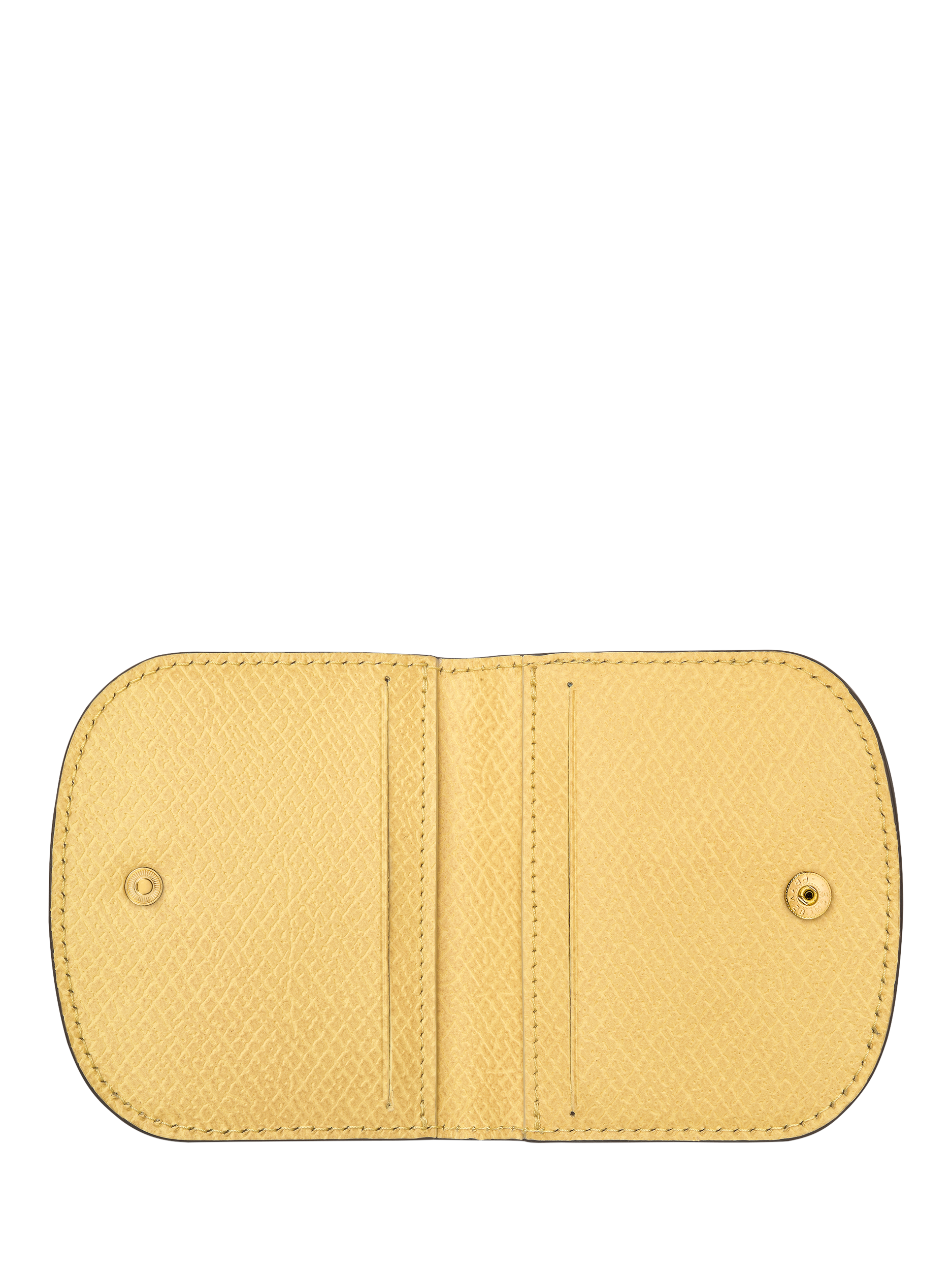 Product image 3 of 3, which shows Longchamp Épure Leather Card Holder, Yellow Chick