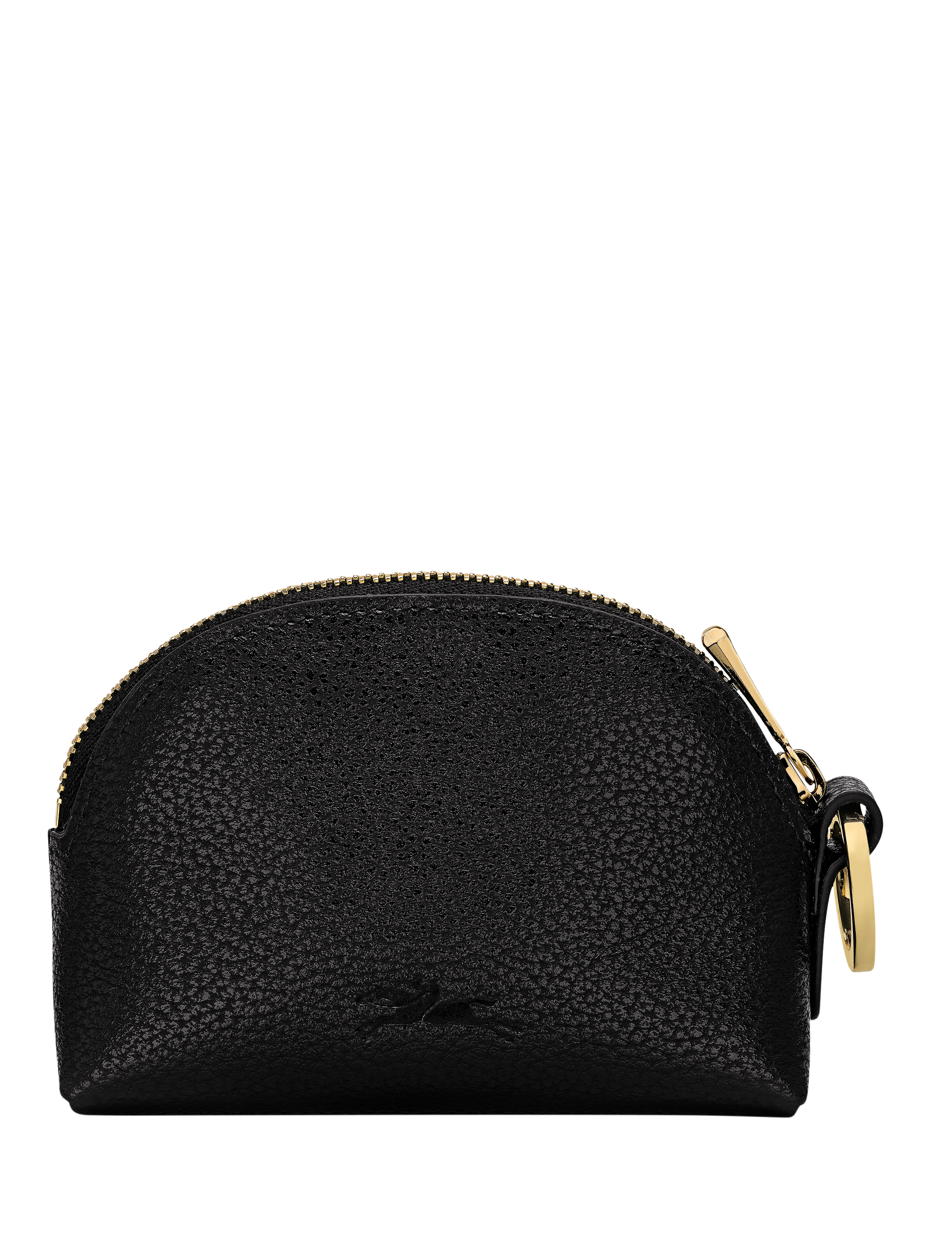 Product image 2 of 2, which shows Longchamp Foulonne Leather Coin Purse, Black