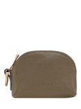 Longchamp Foulonne Leather Coin Purse, Caper