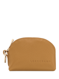 Longchamp Foulonne Leather Coin Purse, Nutmeg
